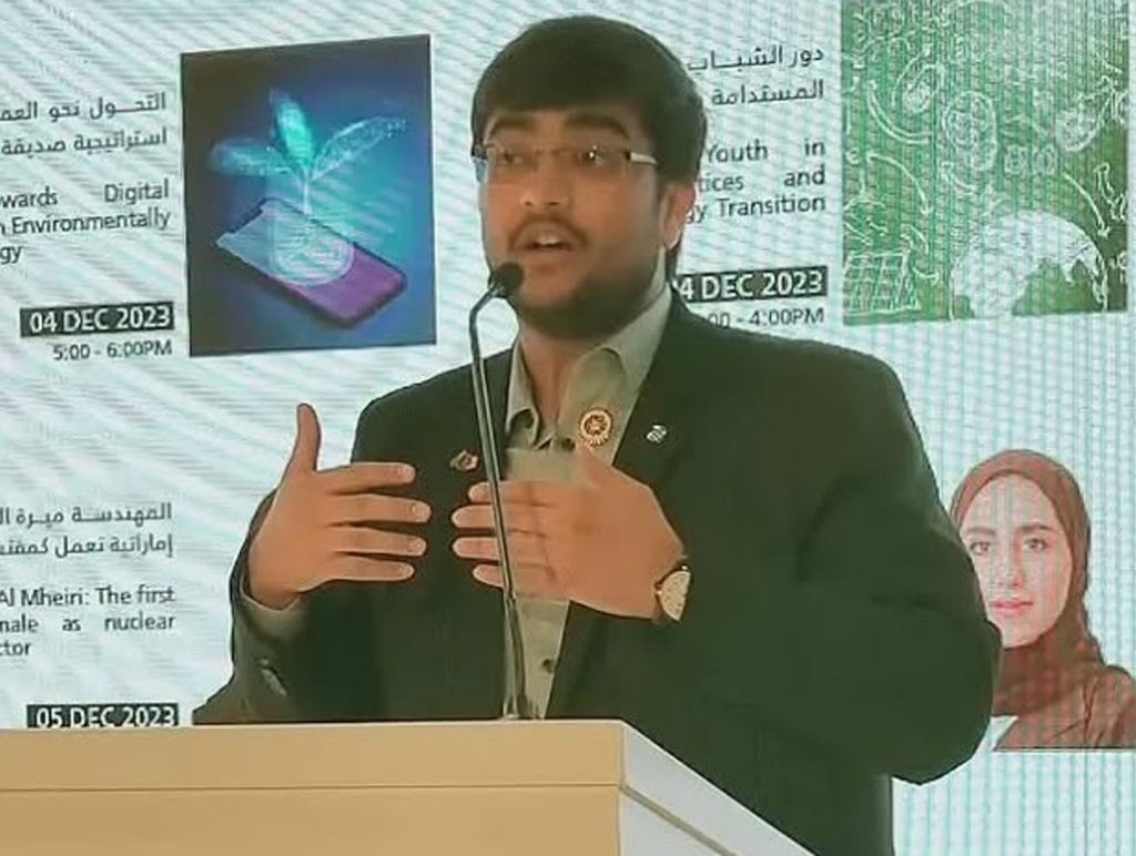 Sanyam Yadav calls for daily investment in peace on World Peace Day