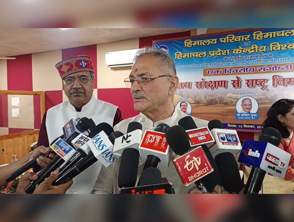 Tampering with the himalayas could turn water sources into disasters: Governor Kavinder Gupta
