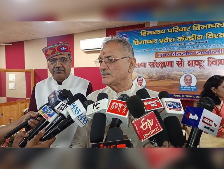Tampering with the himalayas could turn water sources into disasters: Governor Kavinder Gupta