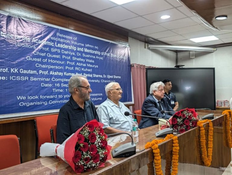 PU hosts Festschrift launch honouring Professor Dahiya