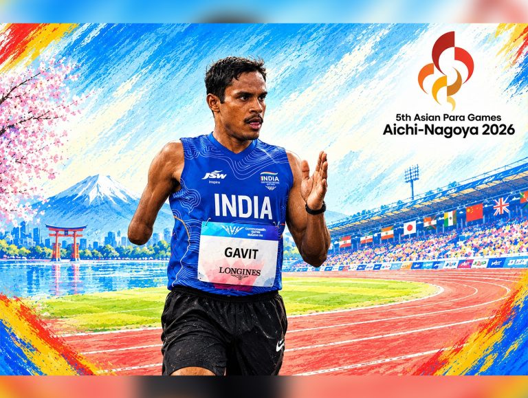 Athlete Gavit joins India’s gold rush at Asian Para Games
