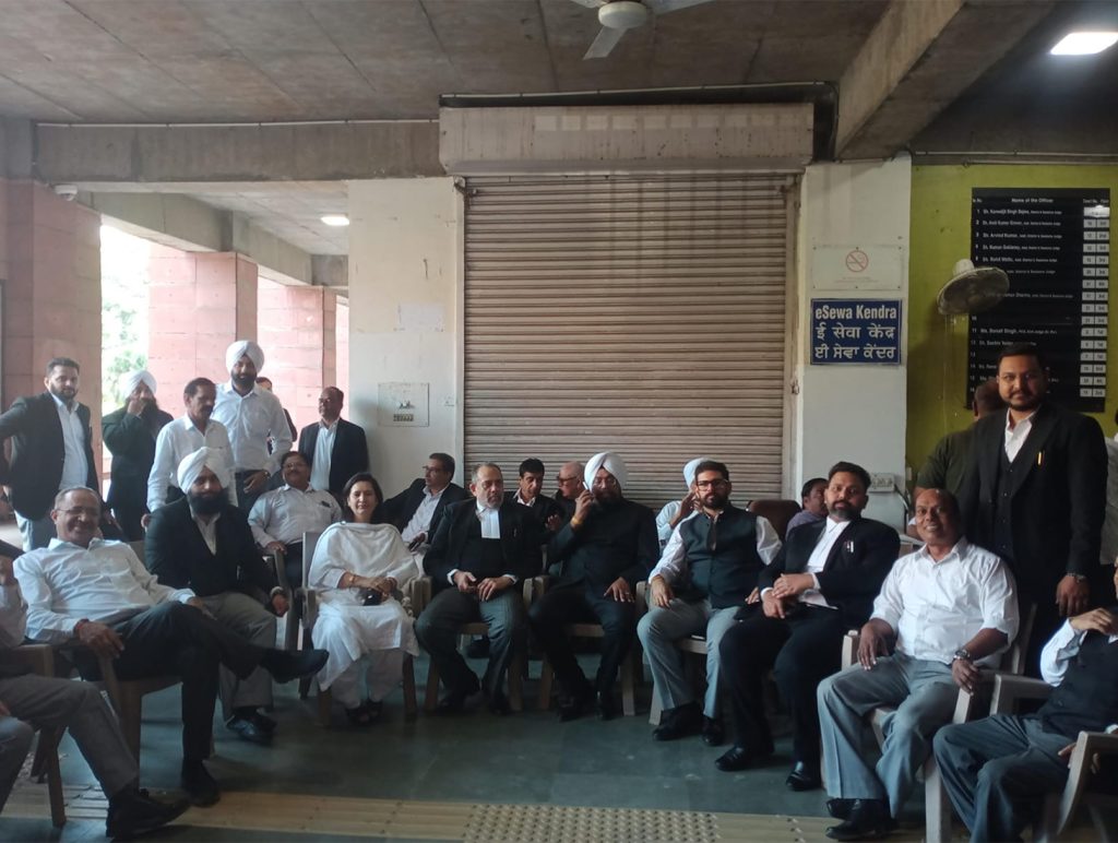 Chandigarh Bar Association observes strike over FIR against advocate