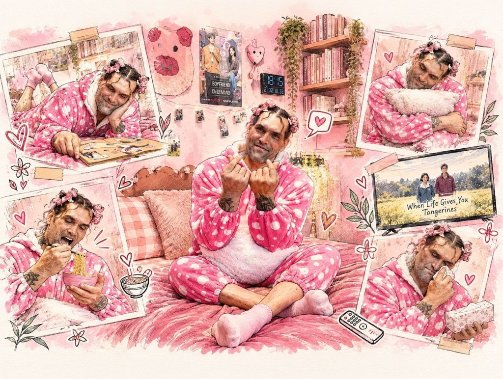 Great Khali is back in the ring, this time in K-drama pink