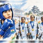 India claim archery double, Lovlina adds boxing gold