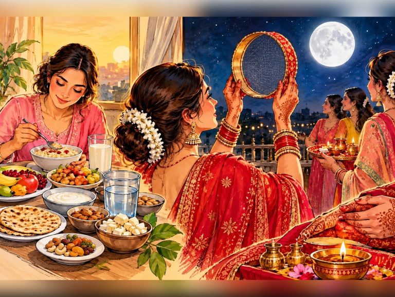 As women observe a day without food or water, experts emphasise the importance of balanced pre-dawn meals and health-conscious fasting