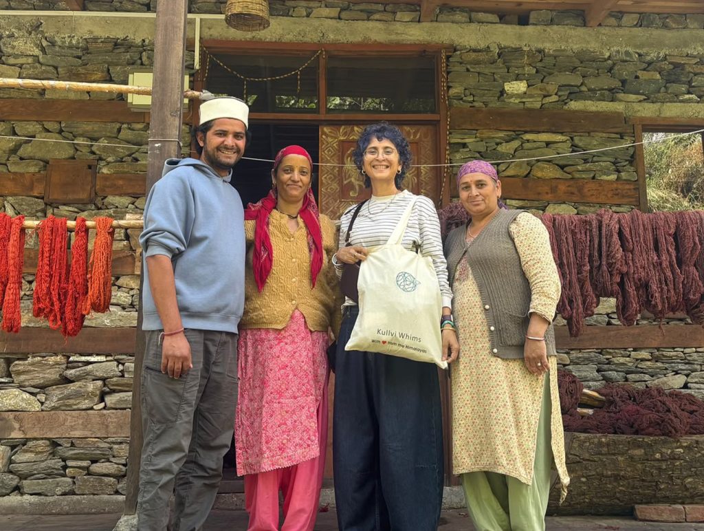 Kiran Rao visits Kullvi whims, picks himalayan wool Jacket