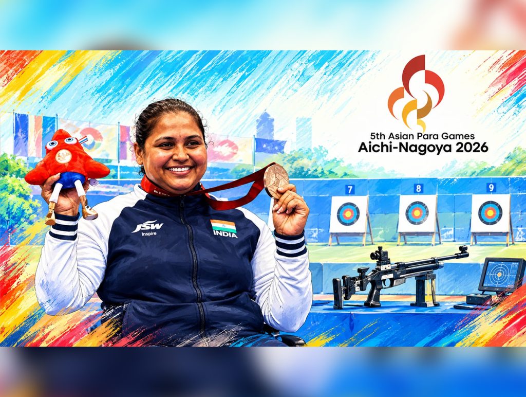 Mona shoots second gold, sets world record at Asian Para Games