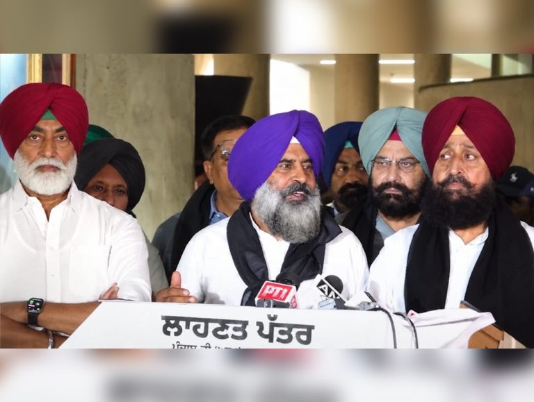 Jhota case: Congress MLAs demand CM Mann’s resignation