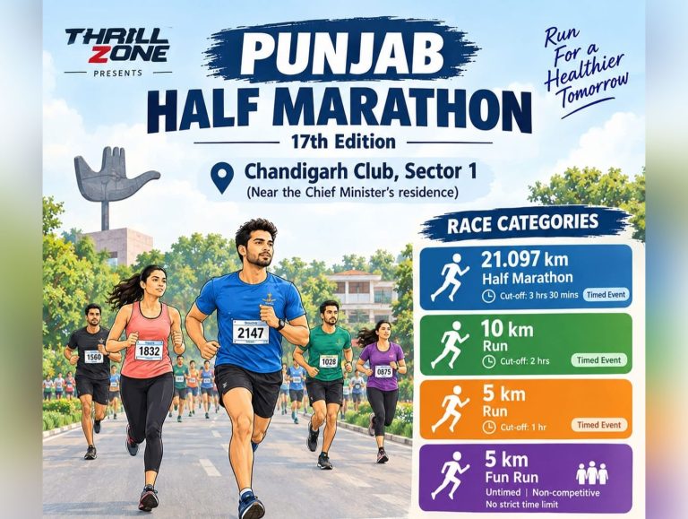 Punjab half marathon 17th edition to be held in Chandigarh