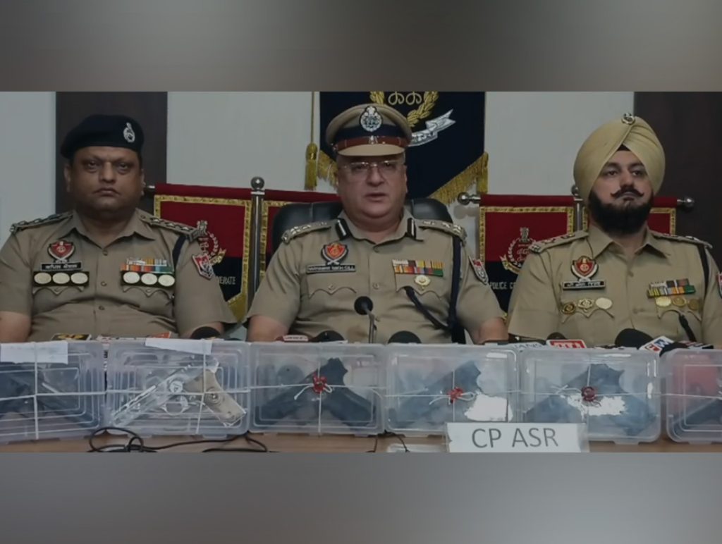 Punjab police arrest 8 arms smuggling case, recover 11 pistols