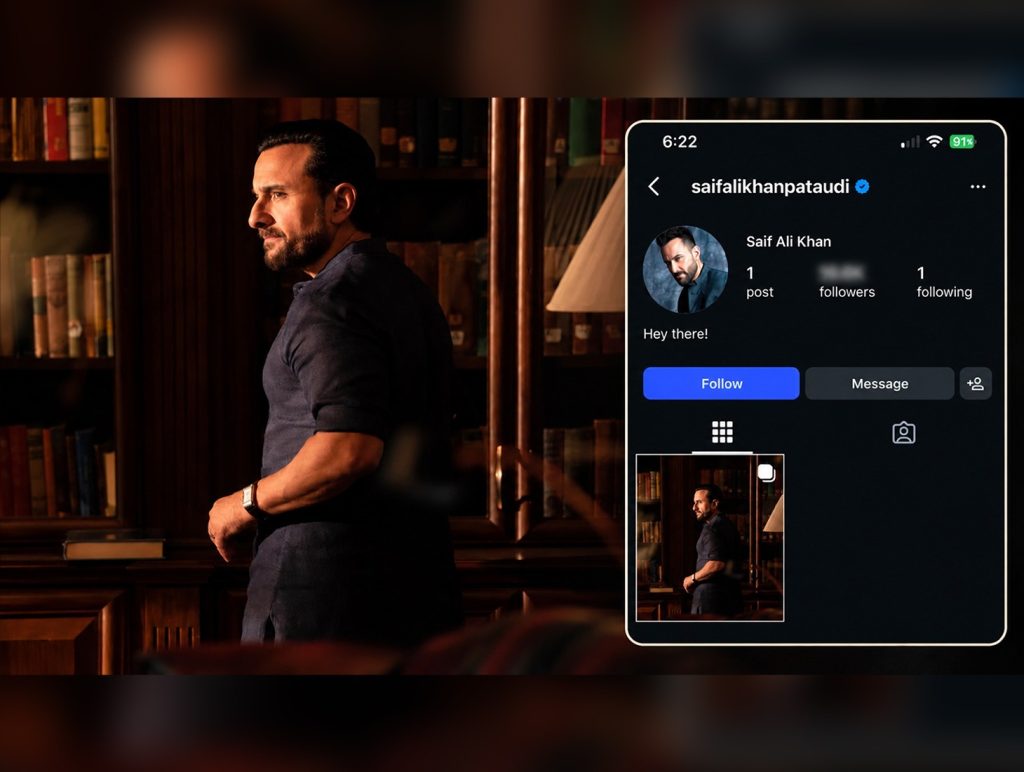 Saif Ali Khan makes Instagram debut, follows wife Kareena first