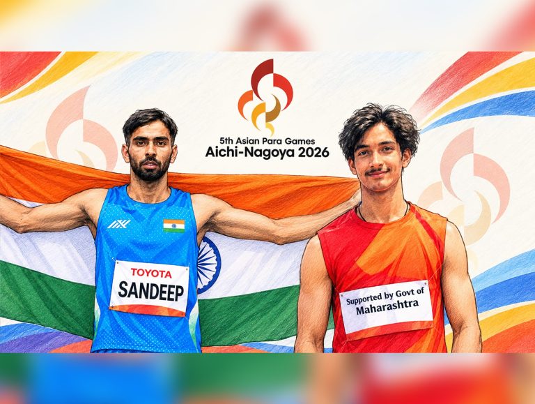 Sandeep strikes gold, Haney sets world record at Para Asian Games