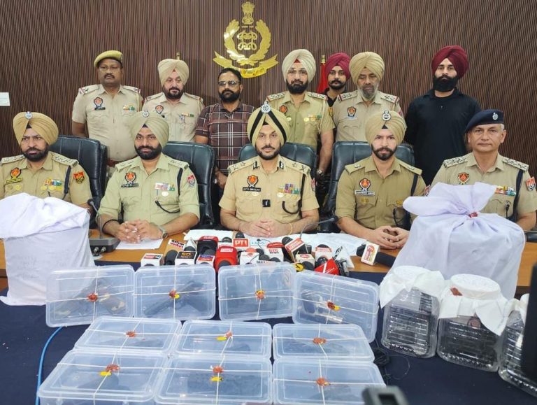 Punjab Police arrest seven, seize 14 pistols and 20kg heroin
