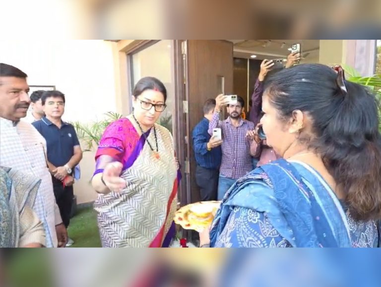 Smriti Irani holds organisational meetings with Haryana BJP leaders