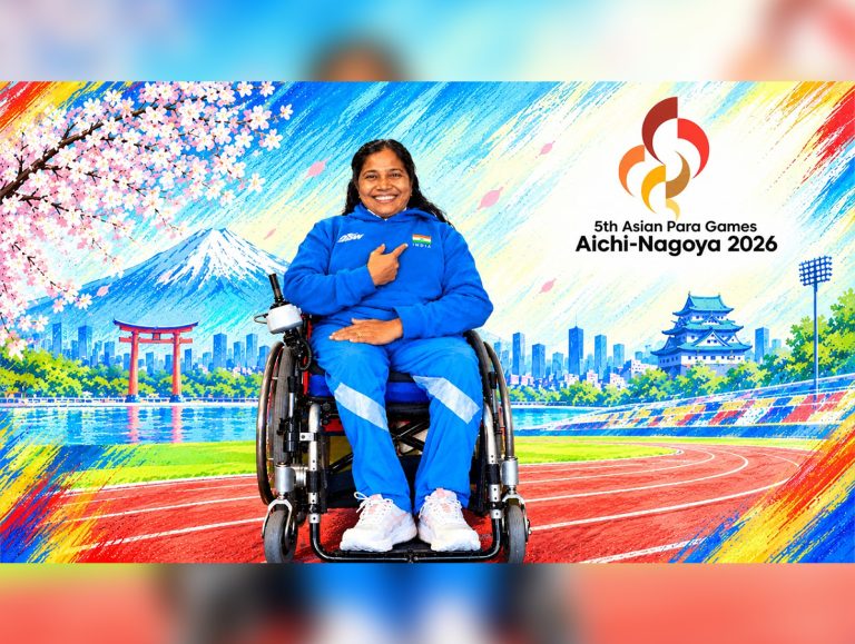 Suvarna Raj’s golden throw at Asian Para Games