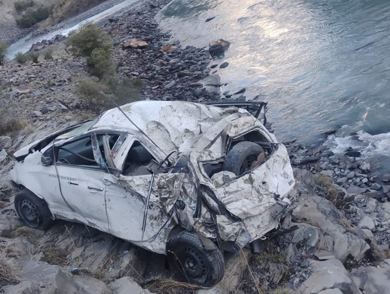 Three killed, four seriously injured in Lahaul-Spiti road accident
