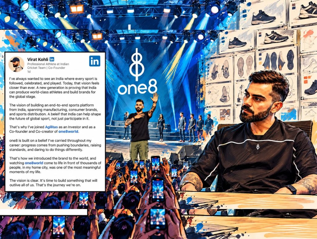 Virat Kohli makes LinkedIn debut, eyes sports biz boom