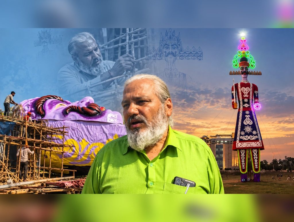Who builds Panchkula’s 221-ft Ravan? Meet the man dreaming of 300 ft